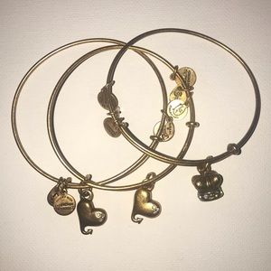 3 Alex and Ani bracelets